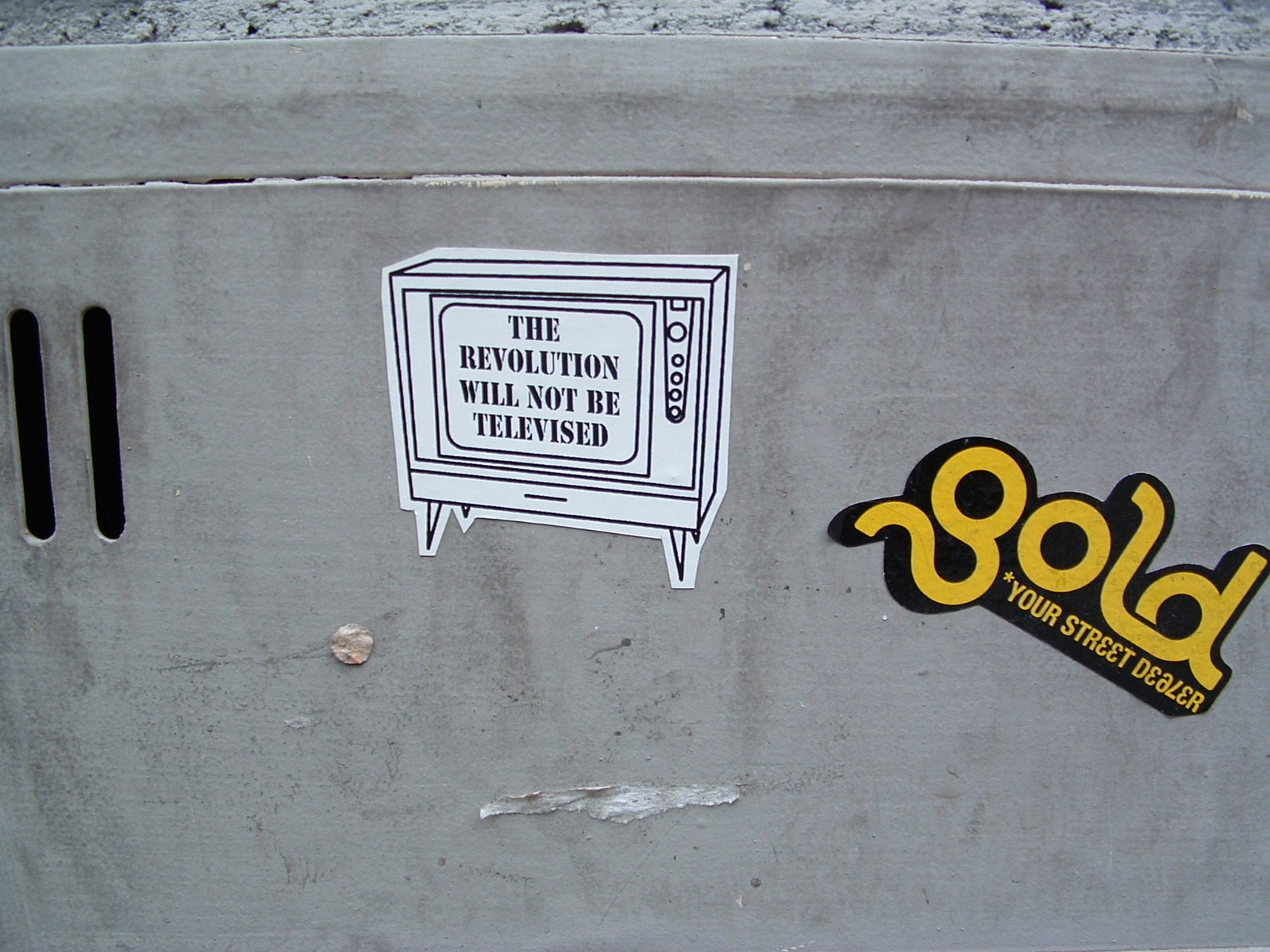 REVOLUTION WILL NOT BE TELEVISED